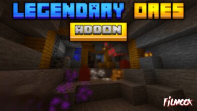 ماين كرافت مود Legendary Ores