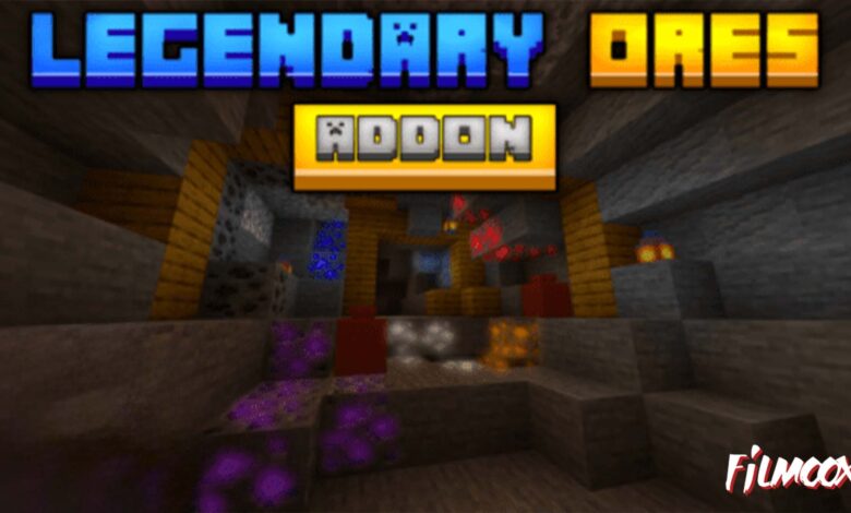 ماين كرافت مود Legendary Ores