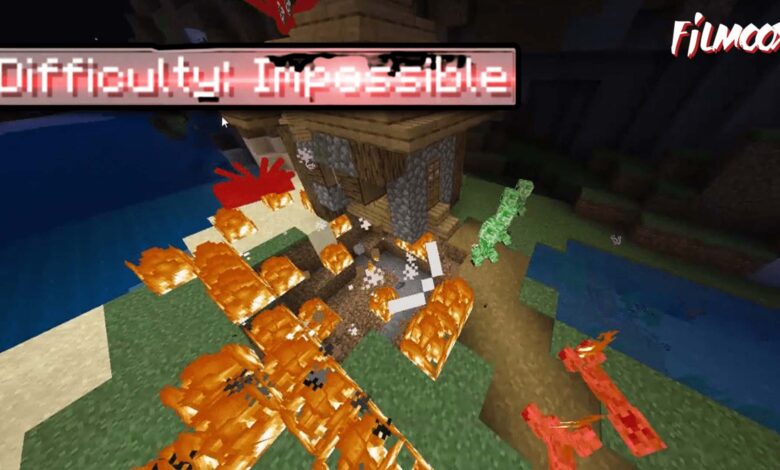 ماين كرافت مود Difficulty: Insane