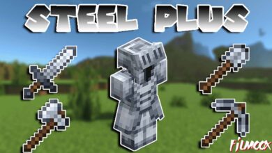 ماين كرافت مود Steel Plus