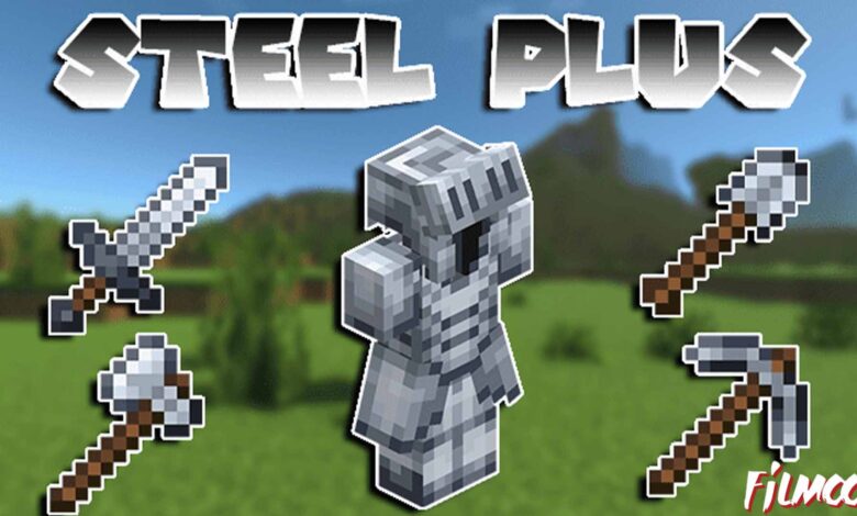 ماين كرافت مود Steel Plus
