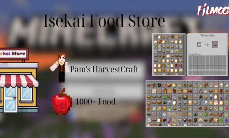 ماين كرافت مود Pam’s HarvestCraft