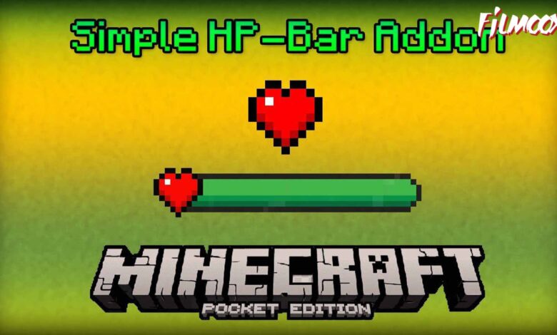 ماين كرافت مود Simple Health Bar
