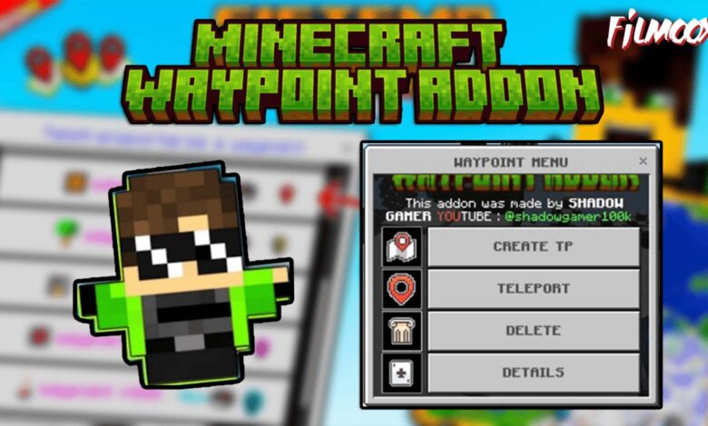ماين كرافت مود Advanced Waypoint