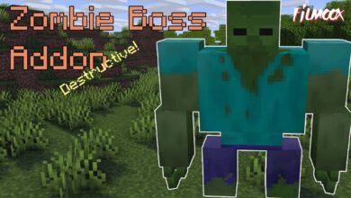 ماين كرافت مود Zombie Boss