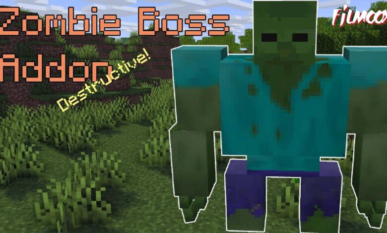 ماين كرافت مود Zombie Boss