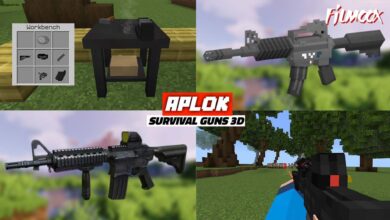 ماين كرافت مود Aplok Guns
