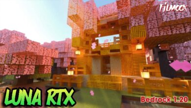 ماين كرافت مود Luna RTX