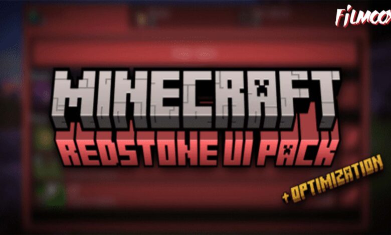 ماين كرافت مود Redstone UI