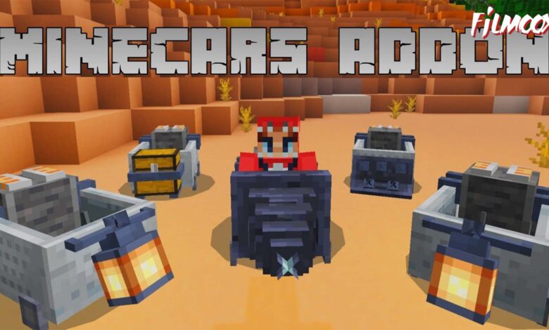 ماين كرافت مود MineCars