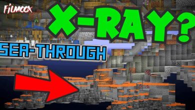 ماين كرافت مود Sea-Through X-Ray