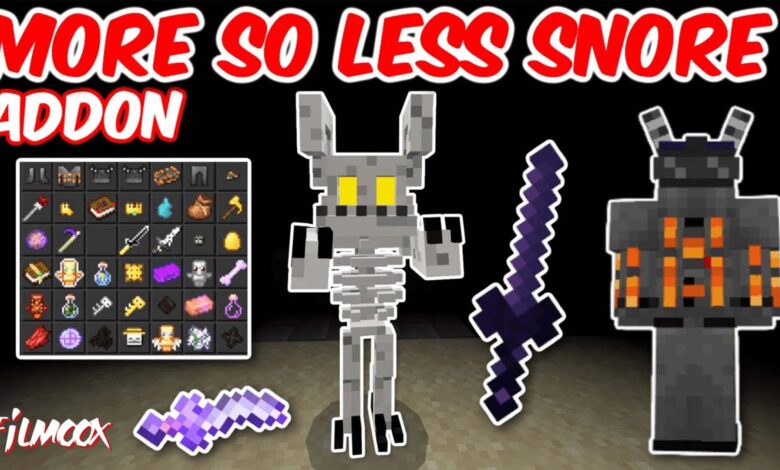 ماين كرافت مود More So Less Snore