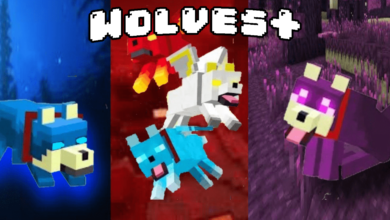 ماين كرافت مود +Wolves