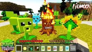 ماين كرافت مود Plants vs Zombies Classic