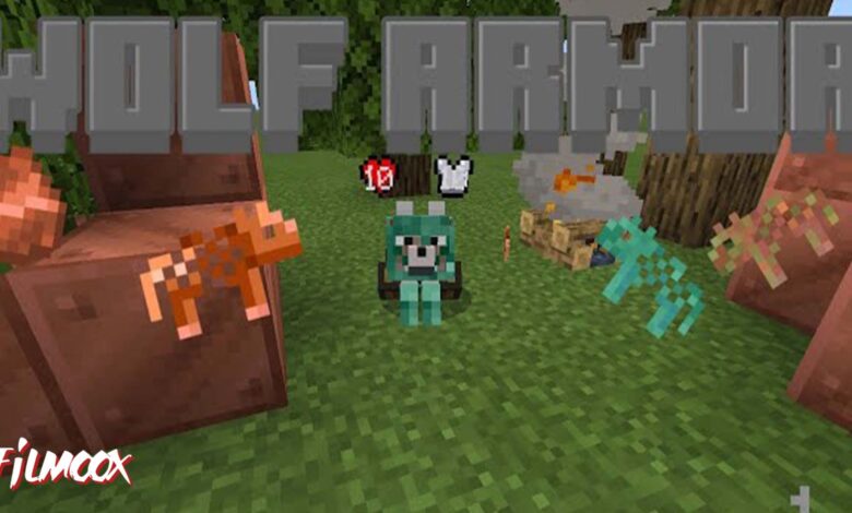 ماين كرافت مود Wolf Armor And Storage