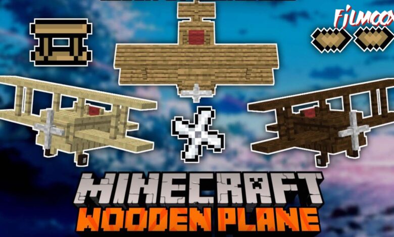 ماين كرافت مود Wooden Plane