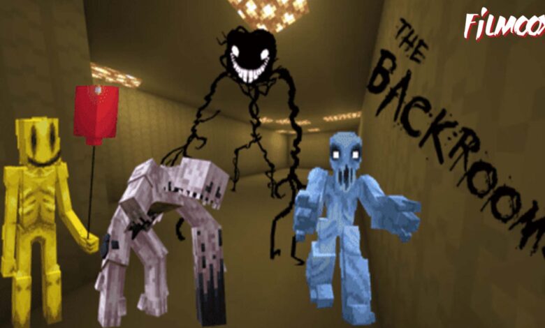 ماين كرافت مود Horror Backrooms Entities