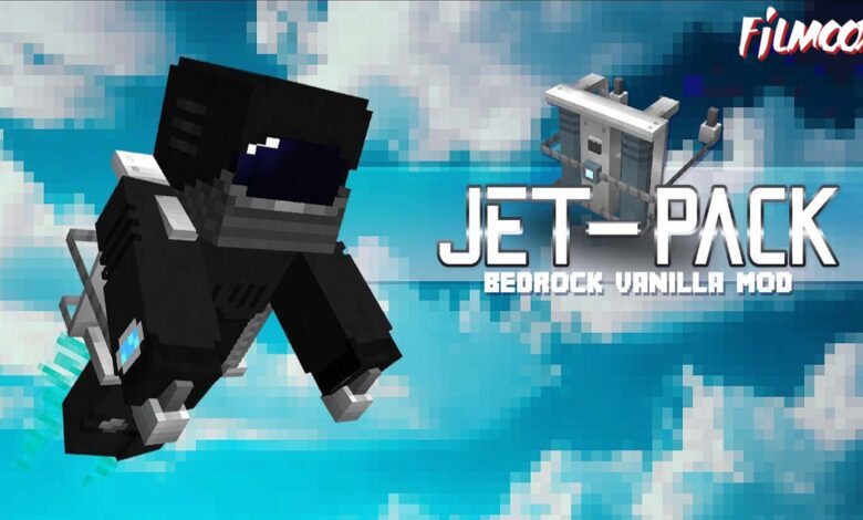 ماين كرافت مود Jet-Pack Survival