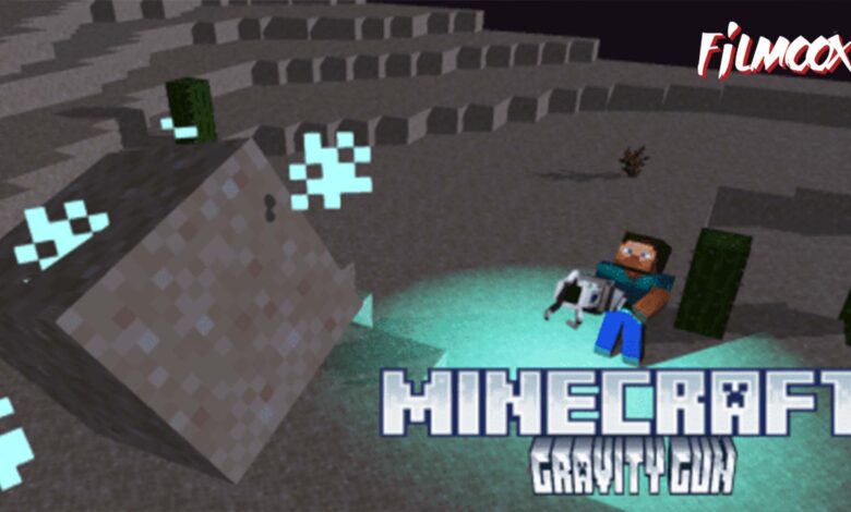 ماين كرافت مود Gravity Gun