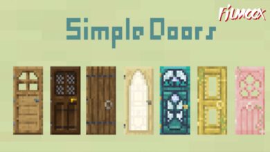 ماين كرافت مود Simple Doors