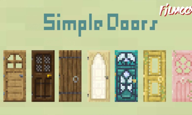 ماين كرافت مود Simple Doors