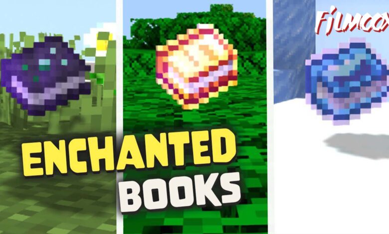 ماين كرافت مود Visualize Enchanted Book
