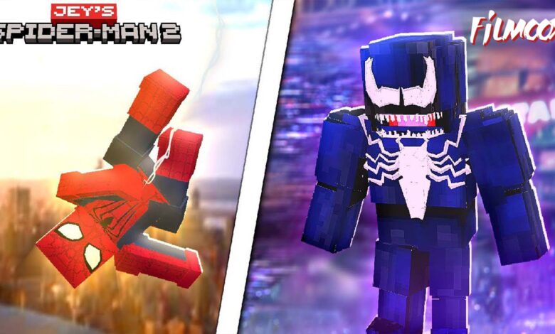 ماين كرافت مود Marvel’s Spider Man 2