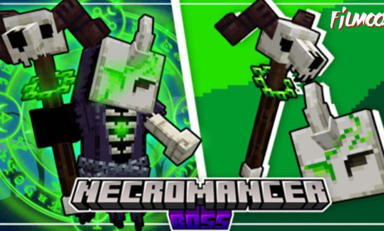 ماين كرافت مود Necromancer Boss