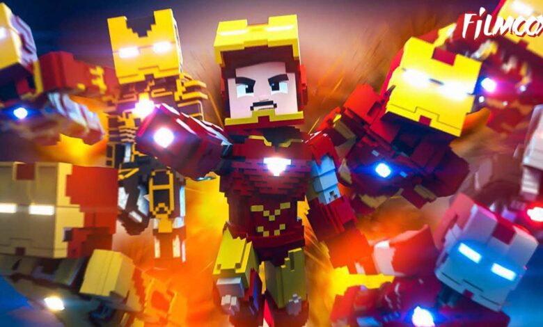 ماين كرافت مود Iron Man
