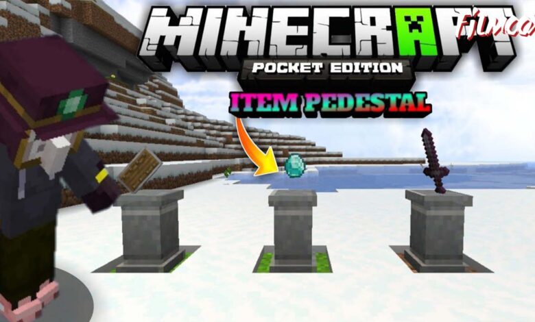 ماين كرافت مود Item Pedestal