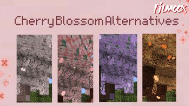ماين كرافت مود Cherry Blossom Alternatives