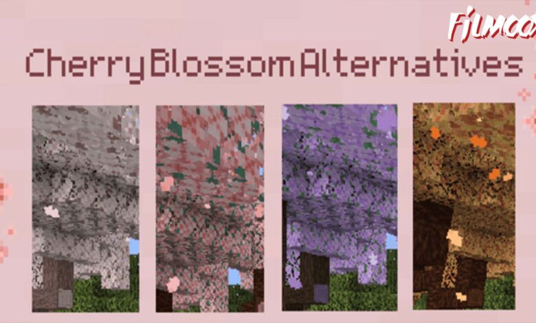ماين كرافت مود Cherry Blossom Alternatives