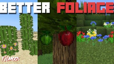 ماين كرافت مود Better Foliage