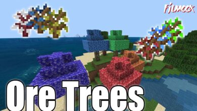 ماين كرافت مود Ore Trees