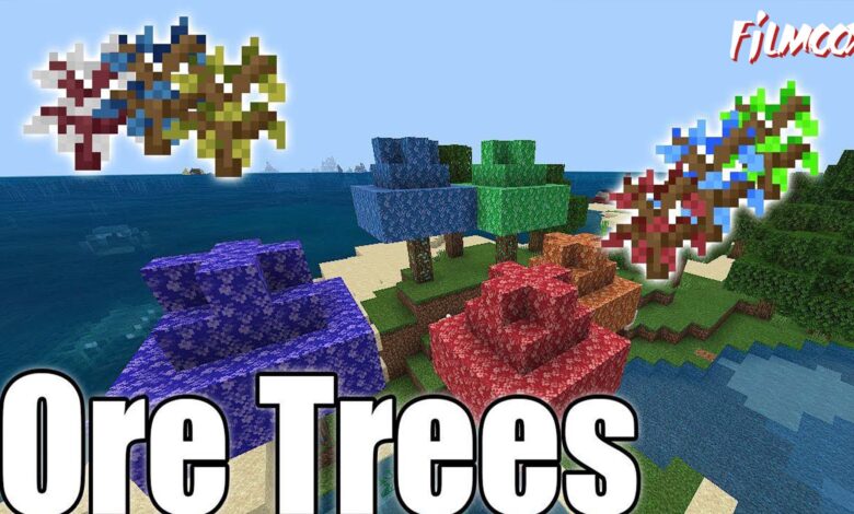 ماين كرافت مود Ore Trees
