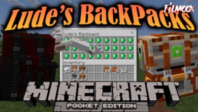 ماين كرافت مود Lude’s Backpacks