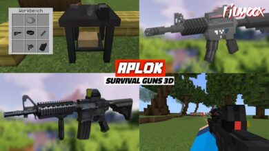 ماين كرافت مود Aplok Guns