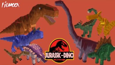 ماين كرافت مود Jurassic Dino World