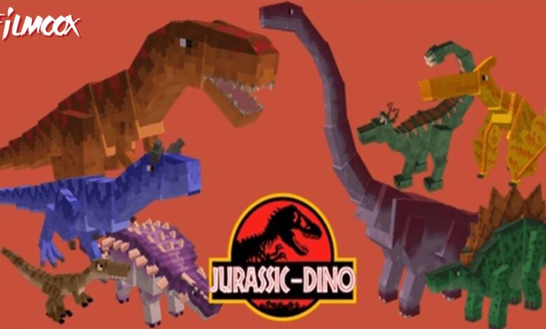 ماين كرافت مود Jurassic Dino World